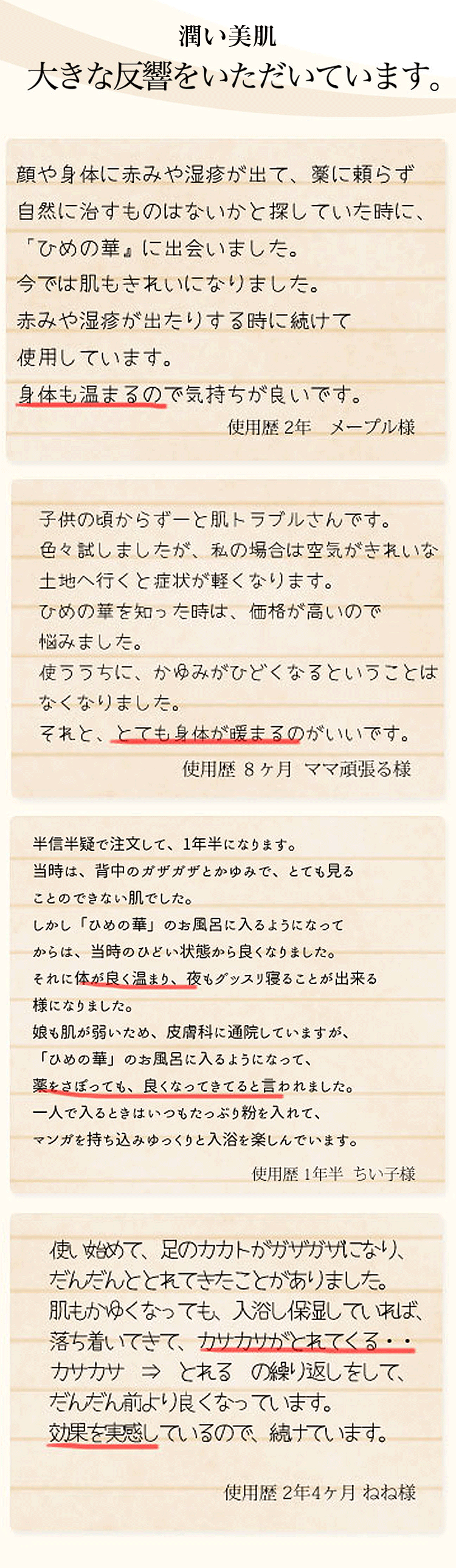 大きな反響をいただいています